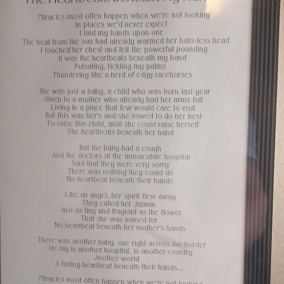 Framed Art "The Heartbeats Beneath My Hand" - Picture 6 of 10